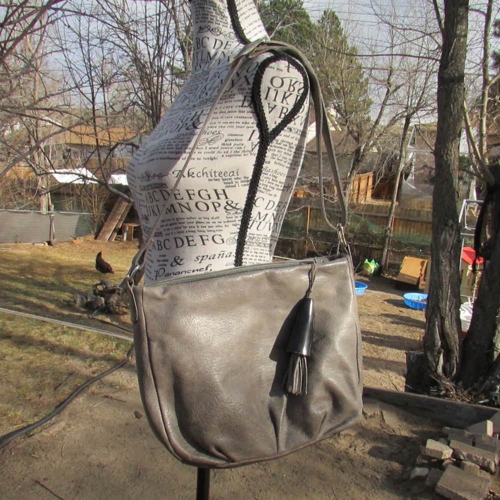 Marco Avane Gray Crossbody 2 Way Bag